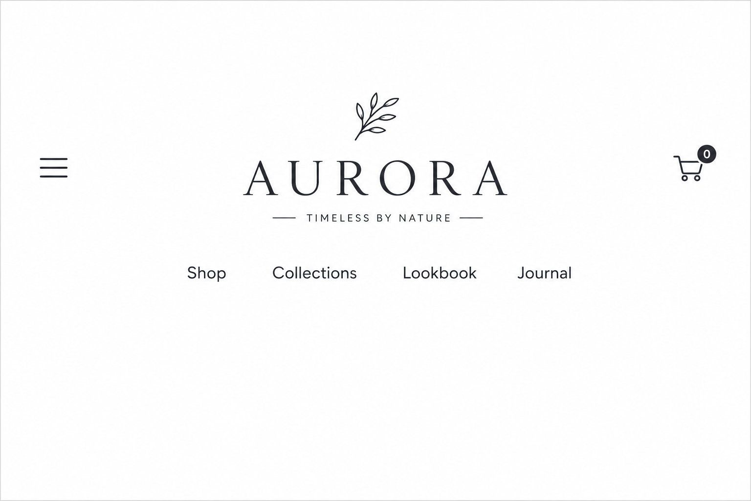 (SM) Header Centered