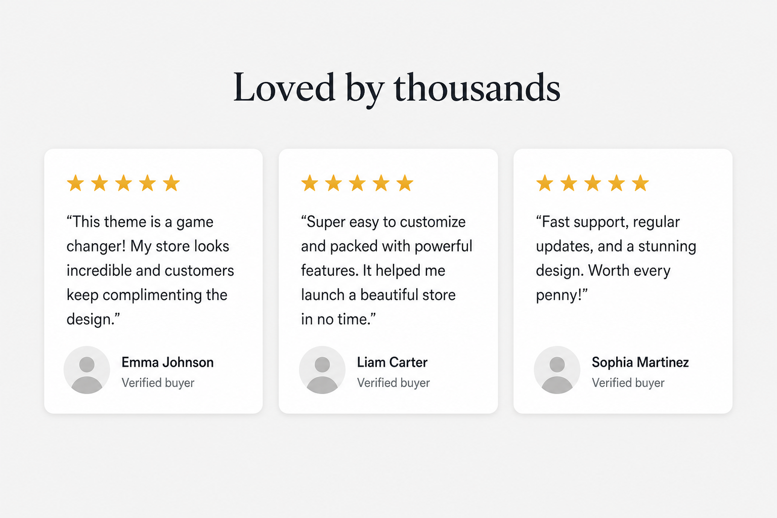 (SM) Testimonials